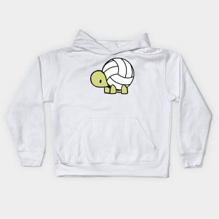 Turtle Volleyball Reptile Lover Gift Kids Hoodie